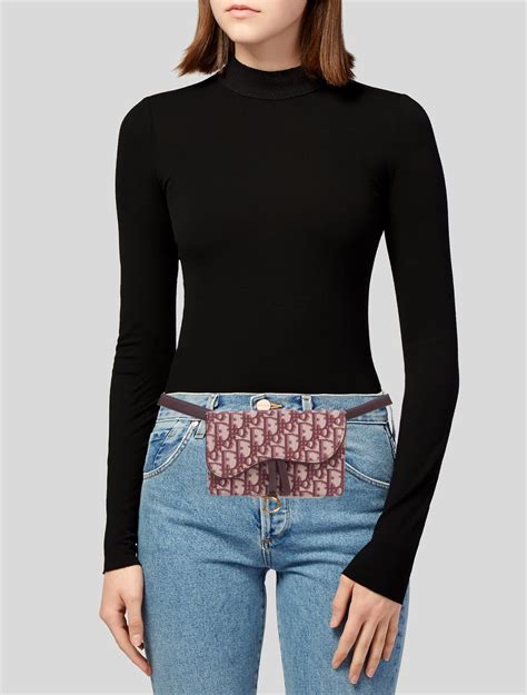 dior oblique saddle belt bag